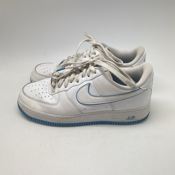 Nike Sneakers Air Force 1 \'07 Mens 9 DV0788-101 University Blue Athletic Shoes‎ main image 5